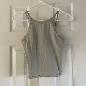 Grey Crop Top